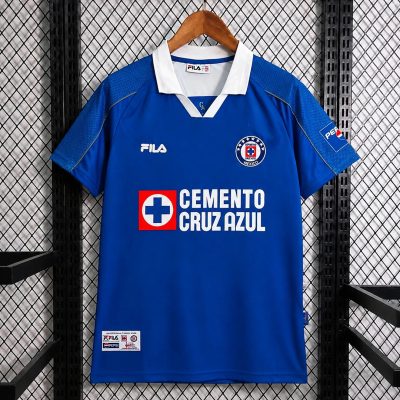 00/01 Cruz Azul Home Retro Soccer Jersey