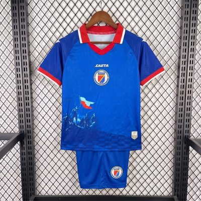 2026 Haiti Home Kids Soccer Jersey Size 16-28