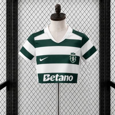 26/27 Sporting CP Lisbon Home Women Crop Jersey
