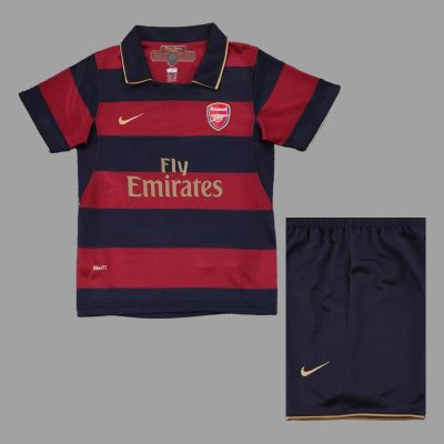 07/08 Arsenal Third Kids Retro Soccer Jersey Size 16-28