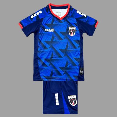 2026 Cape Verde Home Kids Soccer Jersey Size 16-28