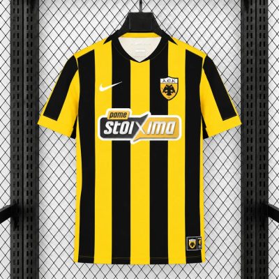 26/27 AEK Athens Home Soccer Jesrey