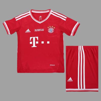 13/14 Bayern Munich Champions League Final Kids Retro Soccer Jersey Size 16-28