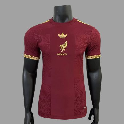 2025 Mexico Golden Cup Red Player Version Soccer Jersey