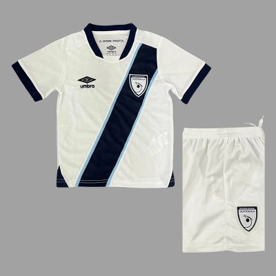 2025 Guatemala Home Kids Soccer Jersey Size 16-28