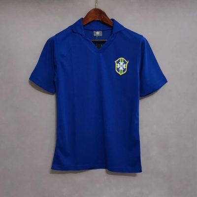1957 Brazil Away Retro Soccer Jersey
