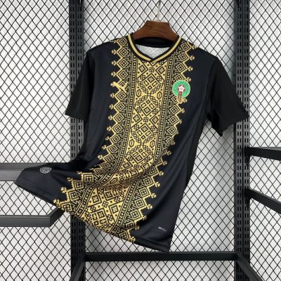 2026 Morocco Special Version Black Gold Soccer Jersey