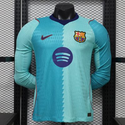 26/27 Barcelona Third Long Sleeve Player Version Soccer Jersey