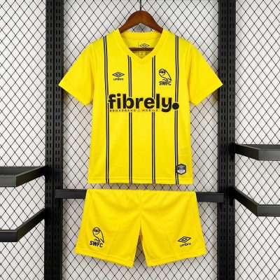 26/27 Sheffield Wednesday Away Kids Soccer Jersey