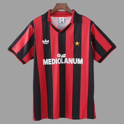 90/91 AC Milan Home Retro Soccer Jersey