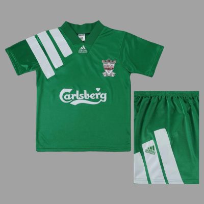 92/93 Liverpool Away Kids Retro Soccer Jersey Size 16-28