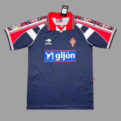 99/00 Sporting de Gijon Away Retro Soccer Jersey