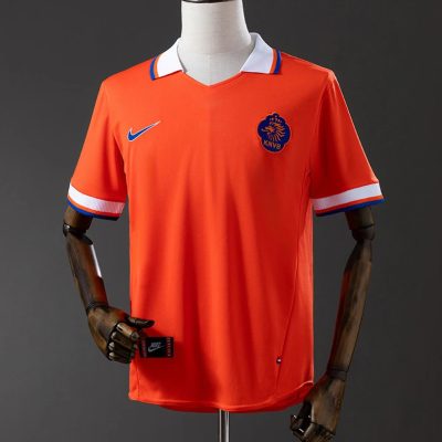 1997 Netherlands Home Retro Soccer Jersey