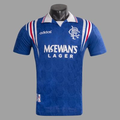 96/97 Rangers Home Retro Soccer Jersey