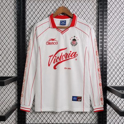 99/00 Toluca Away Long Sleeve Retro Soccer Jersey