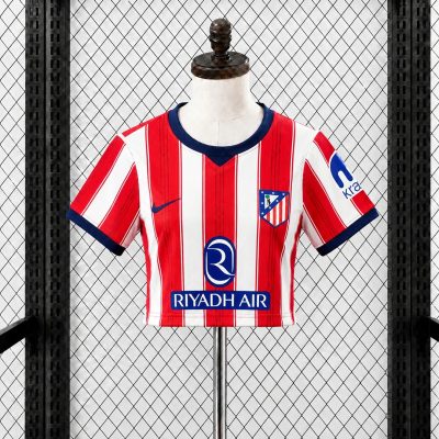 2026 Atletico Madrid Home Women Crop Jersey
