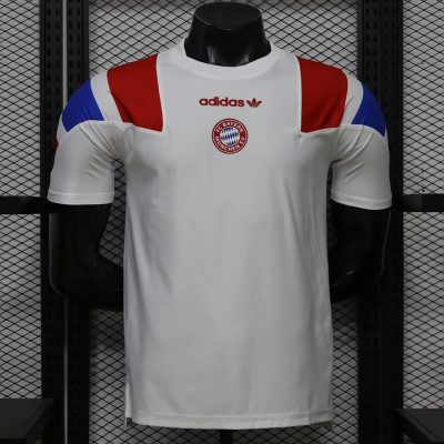 26/27 Bayern Munich EQT White Player Version Soccer Jersey