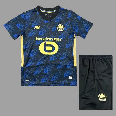 25/26 Lille Third Kids Soccer Jersey Size 16-28