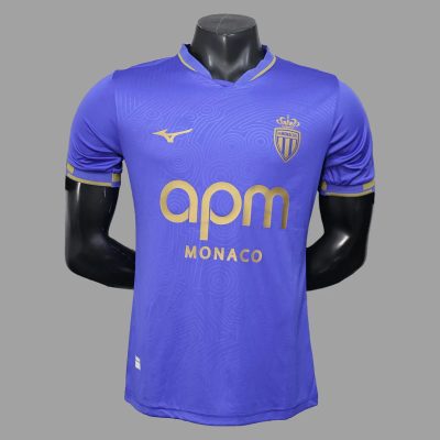 25/26 AS Monaco Away Player Version Soccer Jersey