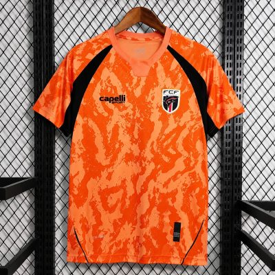 2026 Cape Verde Goalkeeper 3 Orange Soccer Jersey