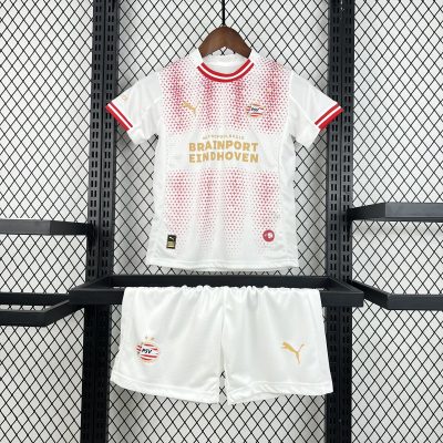 25/26 PSV Eindhoven Fourth Kids Soccer Jersey Size 16-28