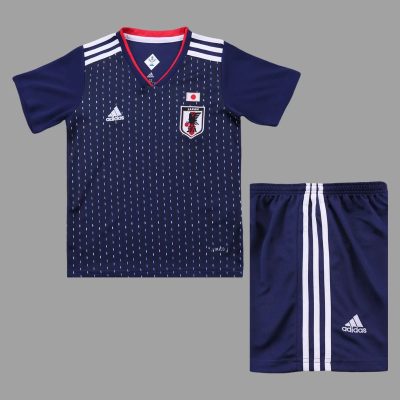 2018 Japan Home Kids Retro Soccer Jersey Size 16-28