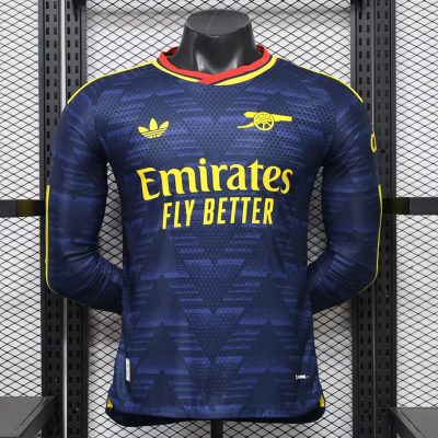 26/27 Arsenal Away Long Sleeve Player Version Soccer Jersey