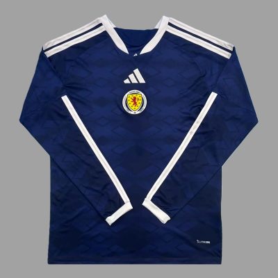 2026 Scotland Home Long Sleeve Soccer Jersey