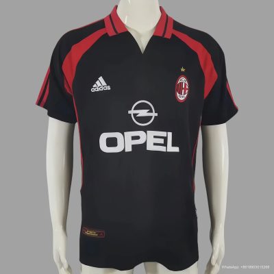 00/01 AC Milan Third Retro Soccer Jersey