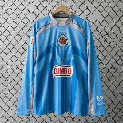 06/07 Chivas Goalkeeper Home Long Sleeve Retro Soccer Jersey