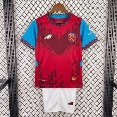 26/27 West Ham United Home Kids Soccer Jersey