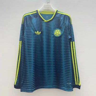 2026 Colombia Away Long Sleeve Soccer Jersey