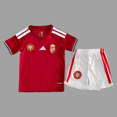 2026 Hungary Home Kids Soccer Jersey Size 16-28