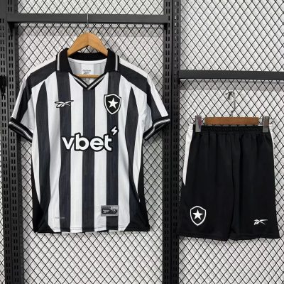 2025 Botafogo Home Kids Soccer Jersey Size 16-28