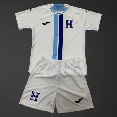 2026 Honduras Home Kids Soccer Jersey Size 16-28