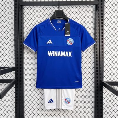 26/27 Strasbourg Home Kids Soccer Jersey