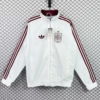 2026 Spain White Windbreaker