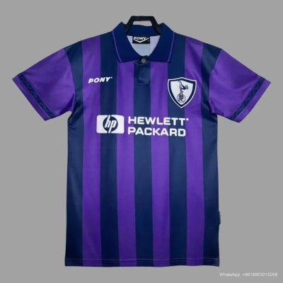 95/96 Tottenham Hotspur Away Retro Soccer Jersey
