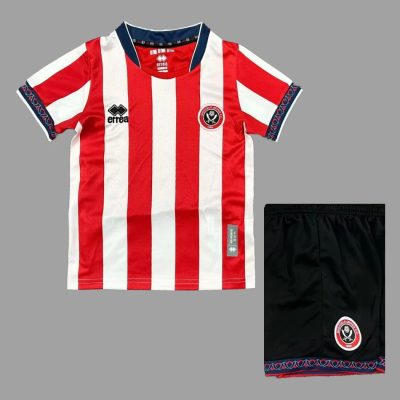 25/26 Sheffield United Home Kids Soccer Jersey Size 16-28