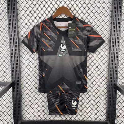 2026 France Goalkeeper Kids Soccer Jersey Size 16-28