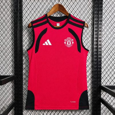 26/27 Manchester United Red Black Training Vest
