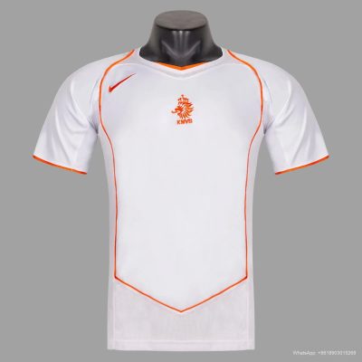 2004 Netherlands away Retro soccer jersey