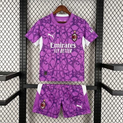 26/27 AC Milan Goalkeeper Away Kids Soccer Jersey