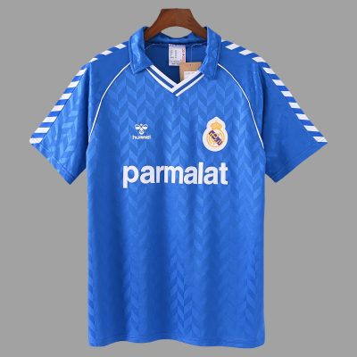 86/88 Real Madrid Away Retro Soccer Jersey
