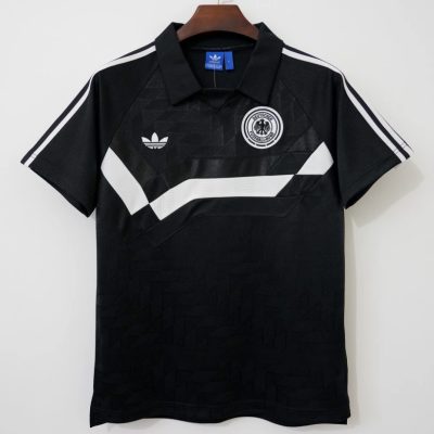 1988/1990 Germany Black Retro Polo T-Shirt
