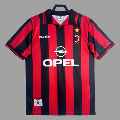 97/98 AC Milan Home Retro Soccer Jersey