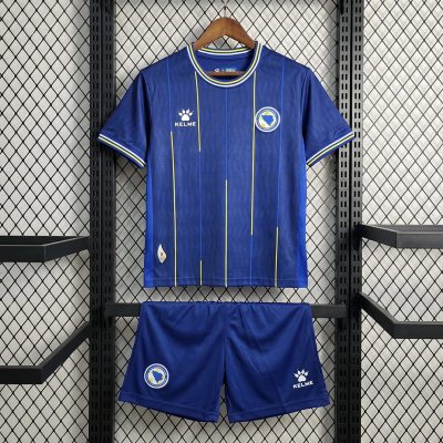 2026 Bosnia and Herzegovina Home Kids Soccer Jersey