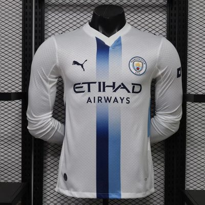 26/27 Manchester City Third Long Sleeve Player Version Soccer Jersey