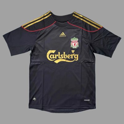 09/10 Liverpool Away Retro Soccer Jersey