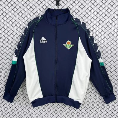 97/98 Real Betis Blue White Retro Track Jacket